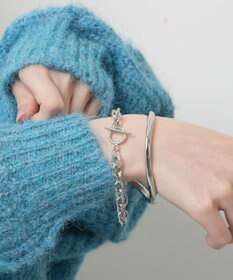 WEGO 【ユニセックス着用ITEM】M2Pステンレスバングルブレス