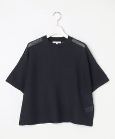 自由区 【アンサンブル対応・洗える】ドライシアーファインゲージクロップド丈 ニット