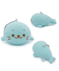 Mother garden しろたん クール キーホルダー 《ミントブルー》 単品