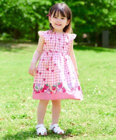 ANY KIDS 総柄 サマーワンピース