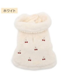 PET PARADISE ペットパラダイス チェリー ポンチョ 《ホワイト》 小型犬