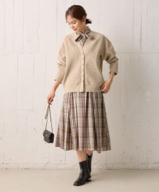 組曲 【洗える・軽量】スポンディッシュニット カーディガン