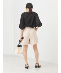 earth music&ecology バルーンスリーブブラウス