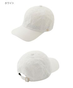 MOONBAT 【つば長/深め】ポール & ジョー (PAUL & JOE ACCESSOIRES) レースキャップ チャーム付き