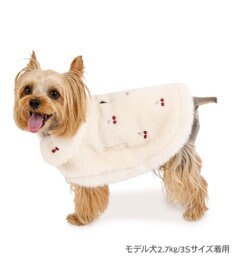 PET PARADISE ペットパラダイス チェリー ポンチョ 《ホワイト》 小型犬