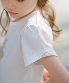 組曲 KIDS 【110-140㎝】ひまわりブーケ Tシャツ