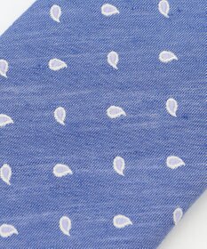 J.PRESS MEN 【SILK LINEN COLLECTION】ペイズリー柄 ネクタイ