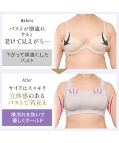 BRADELIS New York 【Yukine inc. / ブラデリス】ゆきねえとろりソフトシルク混ライトブラ25 着心地重視 軽くて快適 接触冷感機能付き 補正下着