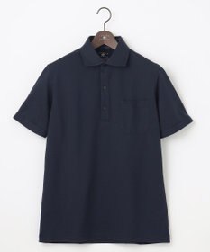 JOSEPH ABBOUD MOUNTAIN 【速乾】WEB/一部店舗限定  シャンブレーポロシャツ