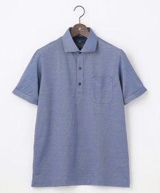 JOSEPH ABBOUD MOUNTAIN 【速乾】WEB/一部店舗限定  シャンブレーポロシャツ