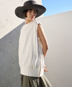 UNFILO スウェットサイドZIPベスト