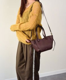 INTER-CHAUSSURES 【LORISTELLA】レザーミニトートバッグ