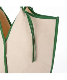 UNBILLION perche コットン×牛革付属トートバッグ L