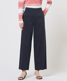 J.PRESS LADIES セルロースリネンストレッチ セミワイド パンツ