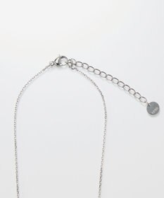 Phoebe 〈金属アレルギー対応〉メタリックホースシューネックレス　シルバー　ステンレス/馬蹄/蹄鉄/ラッキーモチーフ/ギフト/プレゼント/大ぶり