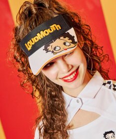FILA GOLF／marie claire 【LOUDMOUTH×Betty Boop™ 】ユニセックス バイザー