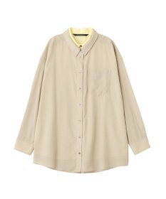 YECCA VECCA シアーレイヤードシャツ