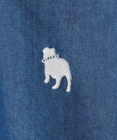 J.PRESS KIDS 【100-130cm】バックブル ダンガリー 半袖シャツ