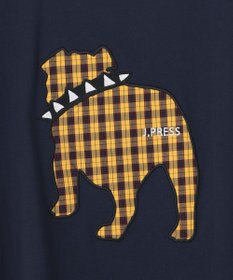 J.PRESS MEN 新色登場！【毎シーズン大好評】【UNISEX】ファブリックワッペン バックブルTシャツ