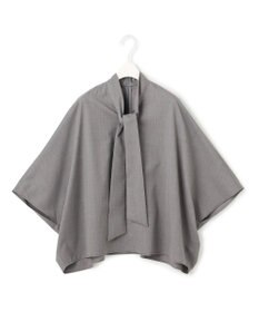 ICB 【洗える】T/Wブロード ボウタイブラウス