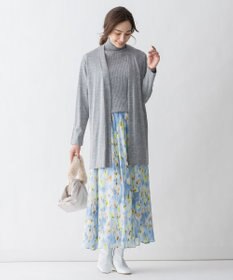 自由区 【洗える/Sサイズ有】カシミヤシルクブレンド ニットカーディガン