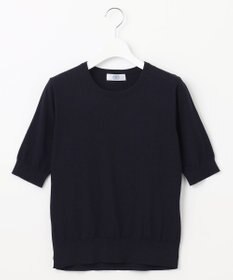 J.PRESS LADIES 【洗える】BASIC HT-COTTON クルーネック ニット