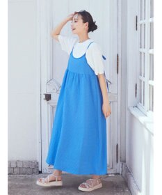 earth music&ecology バックリボンキャミワンピース