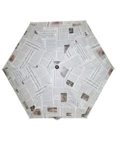 +RING レディース向け プラスリング 晴雨兼用折傘 PAPER-WHT T1196 sunshield