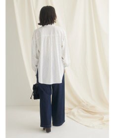 CRAFT STANDARD BOUTIQUE ピコフリルドットブラウス