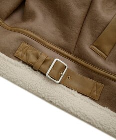 earth music&ecology フェイクムートンジャケット