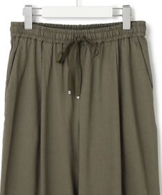 23区 L 【STORY7月号掲載/洗える】リネンヴィスコースストレッチ ドロスト パンツ