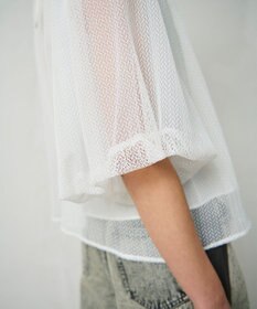 GRACE CONTINENTAL レイヤードチュールトップ