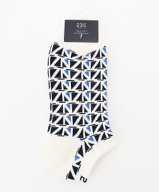 23区GOLF 【MEN】モチーフ柄 アンクルソックス