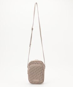 LA BAGAGERIE ランダムプリーツショルダーバッグ タテ