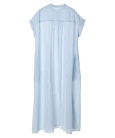 CRAFT STANDARD BOUTIQUE インド綿バンドカラーワンピース