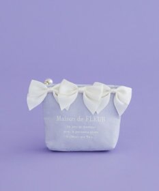 Maison de FLEUR ジャカードリボンポーチ