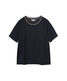 DAKS ミニハウスチェック襟 Tシャツ