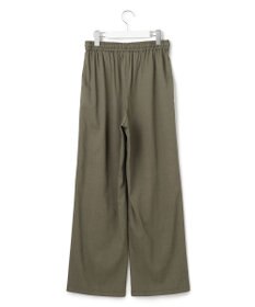 23区 L 【STORY7月号掲載/洗える】リネンヴィスコースストレッチ ドロスト パンツ