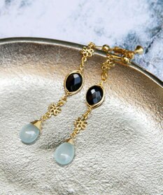 星風まどかさんセレクト》透かしお花チェーン×サックスジェイド 