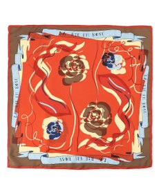 23区 manipuri コラージュローズ シルク スカーフ