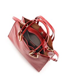 MioFIRANO ホースシューエナメルハンドバッグ 2WAY　FIRANO フィラノ