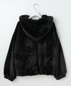 Feroux フード付きフェイクファー パーカー