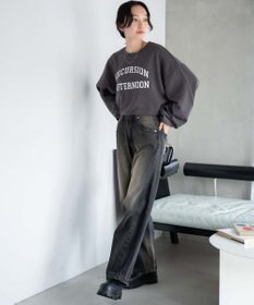 WEGO ヴィンテージライクショートスウェット