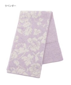 MOONBAT mila schon カシミヤ100%ジャカードプチマフラー