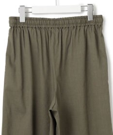 23区 L 【STORY7月号掲載/洗える】リネンヴィスコースストレッチ ドロスト パンツ