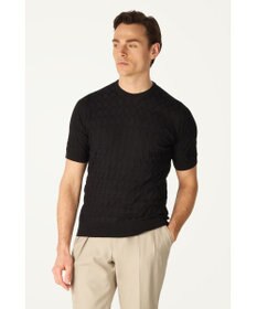 DAKS John Smedley for DAKS ハウスチェックTシャツ