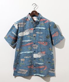 JOSEPH ABBOUD 【老舗アロハブランドとのコラボレーション】KAHALA ALOHAシャツ ハレアカラ国立公園