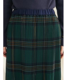 CRAFT STANDARD BOUTIQUE 配色チェックプリーツスカート