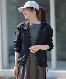 ANY 【WEB限定】シアーフードブルゾン