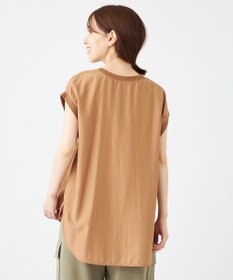 SHARE PARK LADIES ライトタッチ裾テールロゴTシャツ